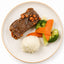 Beef Short Ribs with Mashed Potatoes and Broccoli