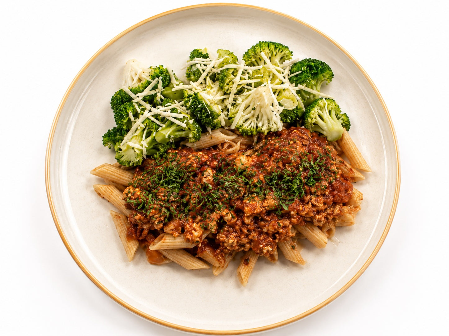 Turkey Bolognese with Penne and Broccoli