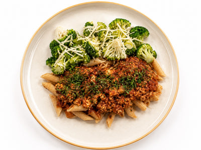 Turkey Bolognese with Penne and Broccoli [Heat and Eat]